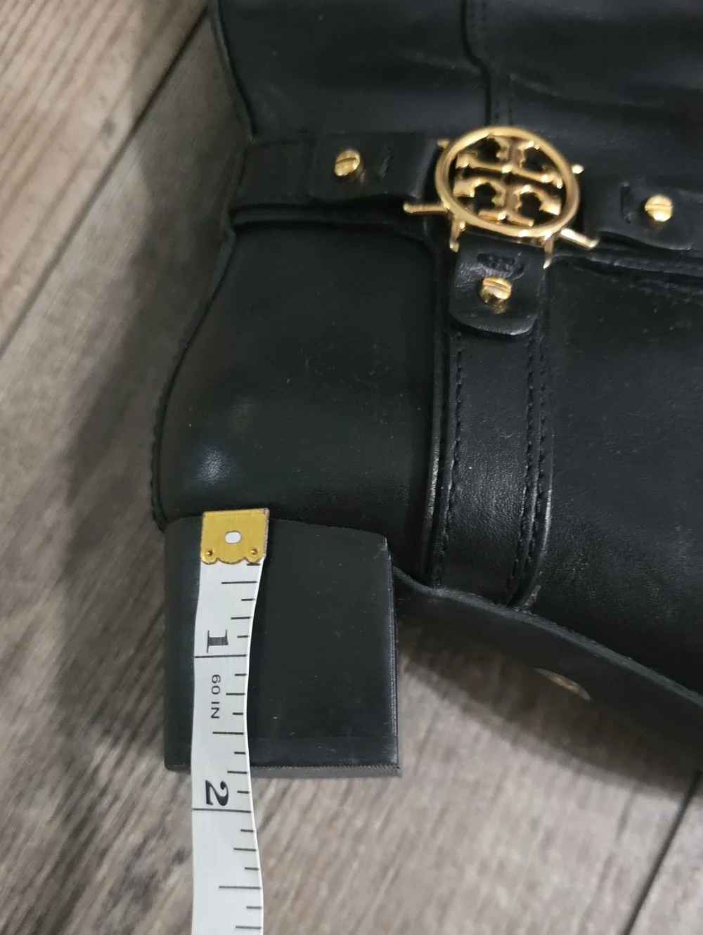 Tory Burch Black Leather Donovan Tall Equestrian Riding Boots
